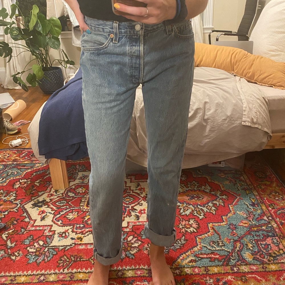 Straight leg vintage Levi 501s